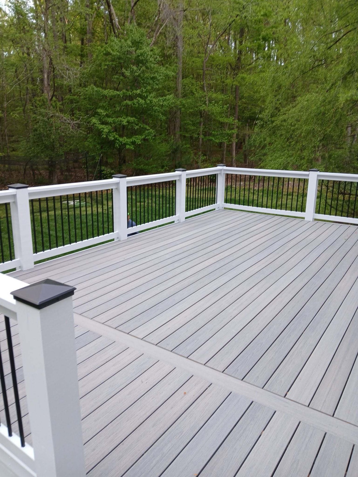 Finished deck painting and staining project by BetterHouse